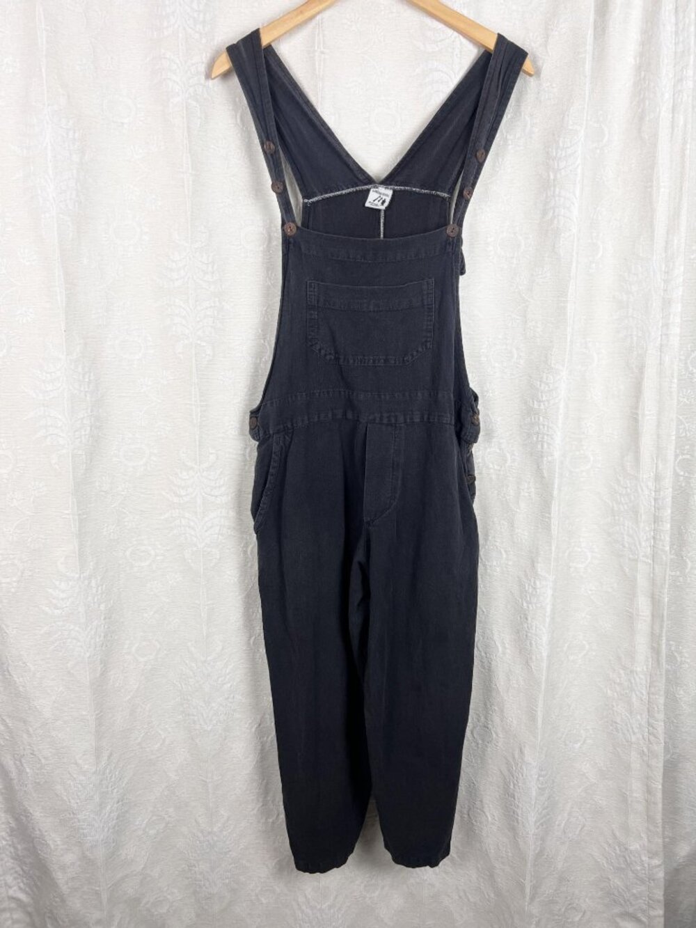 Ganesh Himal Brilliant Stranger oversized cotton romper dark gray overalls